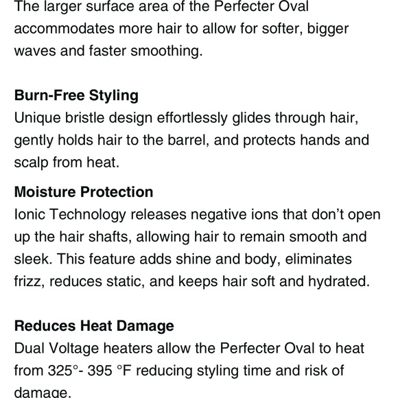 Calista Perfecter Oval 1.25” Volumizing Brush Light Pink - Picture 5 of 5